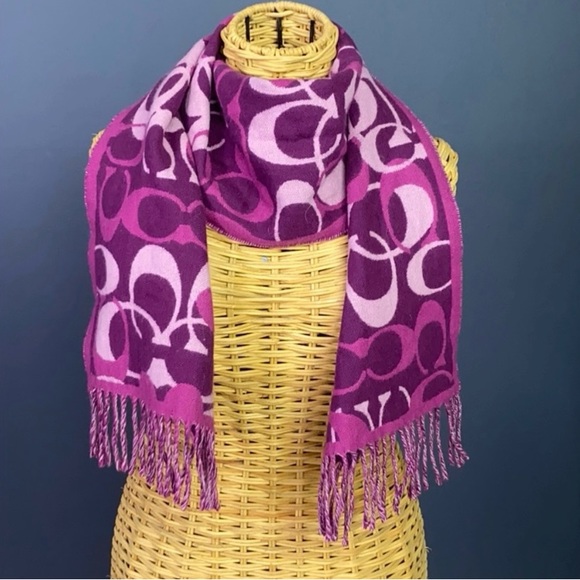 Coach Reversible Scarf - Picture 1 of 4
